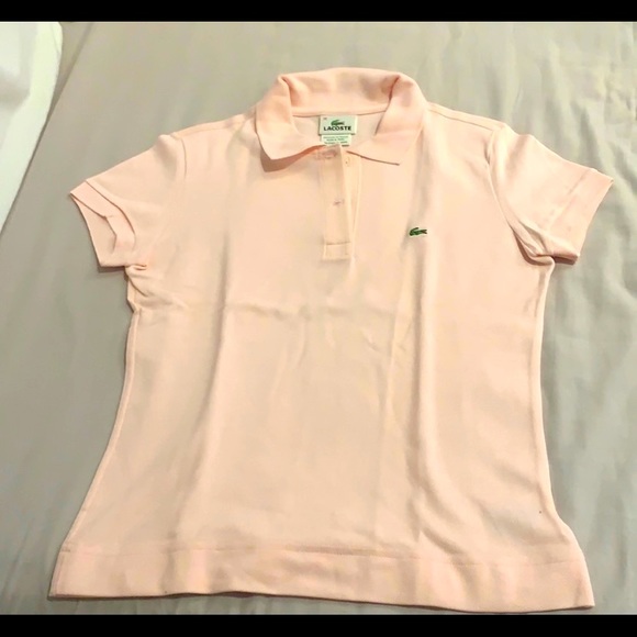 Pastel pink Lacoste polo perfect condition XS/S - Picture 1 of 2